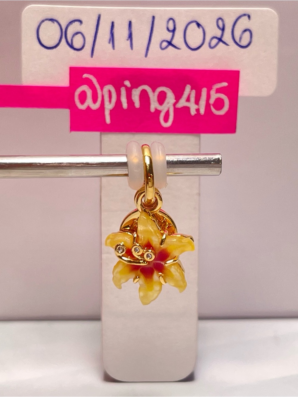 Pandora Disney Rapunzel Flower dangle